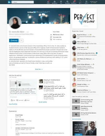 LinkedIn Profile Sample 3