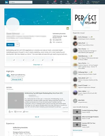 LinkedIn Profile Sample 4